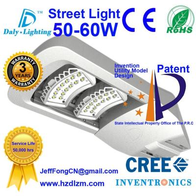 China LED Street Light 50-60W with CE,RoHS Certified and Best Cooling Efficiency Road Lamp Made in China for sale