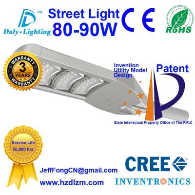 China LED Street Light 80-90W with CE,RoHS Certified and Best Cooling Efficiency Road Lamp Made in China for sale