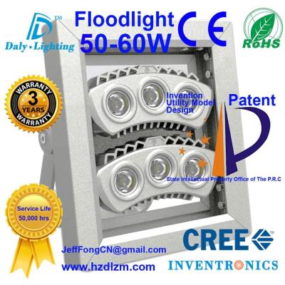 China LED Flood Light 50-60W with CE,RoHS Certified and Best Cooling Efficiency Floodlight Made in China for sale