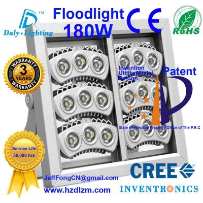 China LED Flood Light 180W with CE,RoHS Certified and Best Cooling Efficiency Floodlight Made in China for sale