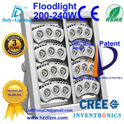 China LED Flood Light 200-240W with CE,RoHS Certified and Best Cooling Efficiency Floodlight Made in China for sale