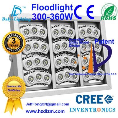 China LED Flood Light 300-360W with CE,RoHS Certified and Best Cooling Efficiency Floodlight Made in China for sale