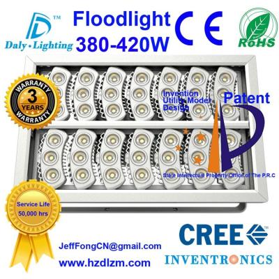 China LED Flood Light 380-420W with CE,RoHS Certified and Best Cooling Efficiency Floodlight Made in China for sale