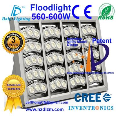 China LED Flood Light 560-600W with CE,RoHS Certified and Best Cooling Efficiency Floodlight Made in China for sale