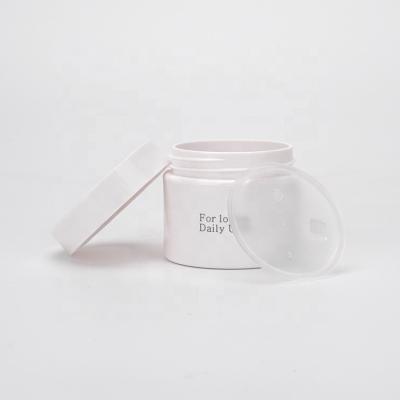 China Personal Packaging 30g PP White Smooth Cosmetic Packaging Plastic Jar Angel Face Cream Container Empty Skin Care for sale