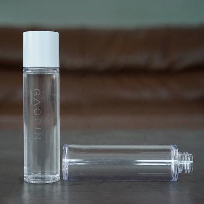 China Personal Skin Care Packaging 100ml PET Plastic Bottle High Clear Hydrosol Toner Screw Cap Face Water Cosmetic Packaging for sale