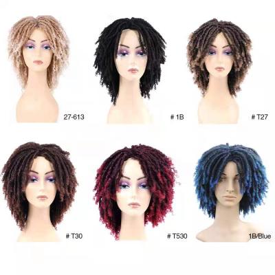 China Wholesale Price Wave Hair Silky Straight Synthetic Dreadlocks Twist Wigs Style Curly Crochet Hair Braid Wig for sale