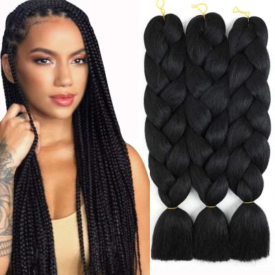 China High Quality With Factory Wholesale Price Expression Synthetic Braiding Hair Elephant Braid Hair Extensions Synthetic Fiber Hair For Braiding for sale