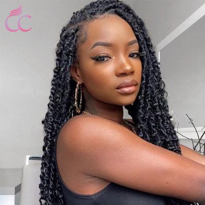 China High quality with factory wholesale price CiCi Imported new Japanese fiber design passion twist crochet hair braid, ombre color passion twist braids for sale