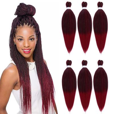 China High Quality With Factory Wholesale Price 26 Inch Pre Stretched Braiding Hair Extensions Synthetic Crochet Braids Synthetic Braiding Hair Extension for sale