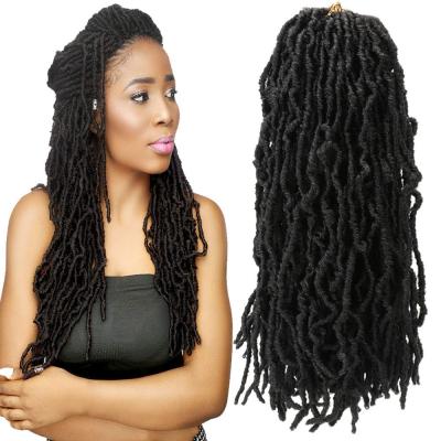 China High Quality With Factory Wholesale Price NU Locs Bohemia Hair Extension Faux Locs Synthetic Hair For Braids Crochet Hair for sale