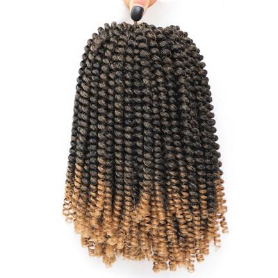 China High Quality With Factory Wholesale Price Synthetic Hair Twist Crochet Braid Hair Extension Colorful Bouncy Twist Braiding Hair for sale