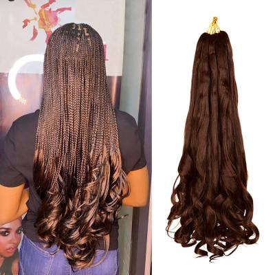 China High Quality With Factory Wholesale Price Loose Wavy Braiding Hair Attachments Ombre Braids Wavy Spiral Loop Hair Extension For Braids for sale