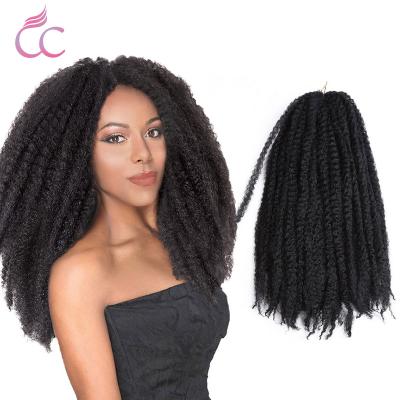 China High Quality With Factory Wholesale Price Afro Twist Marley Curly Hair For Twists Crochet Braids Synthetic Hair Extension Crochet Hair for sale