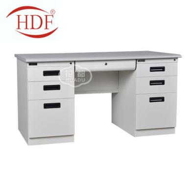 China Land Furniture Land Furniture China Communal Steel Metal Framed Computer Desk Table Models Computer Desk for sale