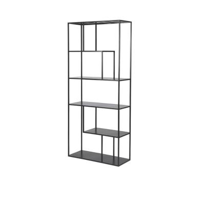 China Metal Communal Library Unit Display Shelf Design Shelf Living Room China Factory Equipments Steel Book Shelves for sale