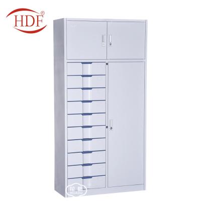 China Modern 10 Drawer File Cabinet Use For Workshop Industrial Sliding Door Filing Cabinet for sale