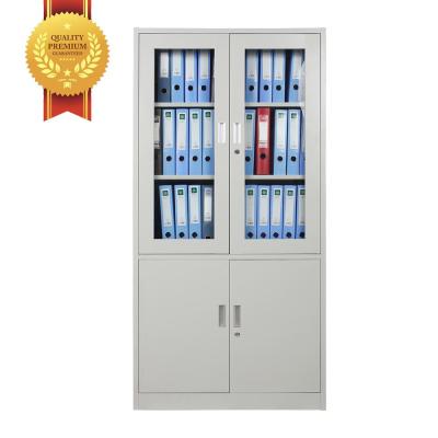 China Modern Luoyang Huadu Customized Available Full QC Check 100% Full Inspection Four Doors Swing Steel Filing Cabinet for sale