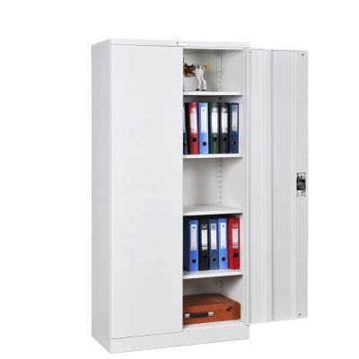 China China Factory Supply Adjustable Office Desk Steel Storage Cabinet 2 Swing Doors (Other) Steel Filing Cabinet for sale