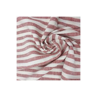 China High Quality Water Resistant Linen Fabric Rayon Yarn-dyed Striped Fabric for sale