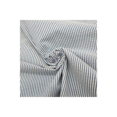 China Water Resistant Factory Direct Sale 100% Cotton Yarn Dyed Cotton Seerstripe Fabric for sale