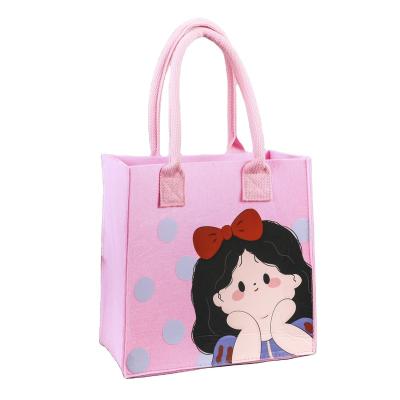 China Factory direct sales wholesale fashion shopping felt gift bag felt bag shopping for sale