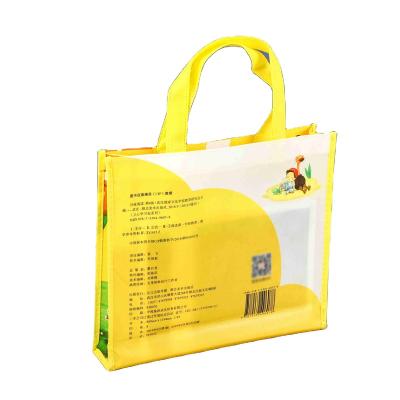 China Strong And Durable Eco-friendly Fabric D Cut Nonwoven Nonwoven Shopping Nonwoven Shopping Bag for sale