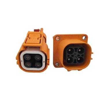 China EV EV Battery Connector HT HVIL 4 Pin 40A 46A for sale