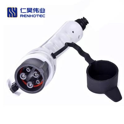 China Electrica 40A SAE Standard Connector Vehicles EV Charger Plug AC For EV Car for sale