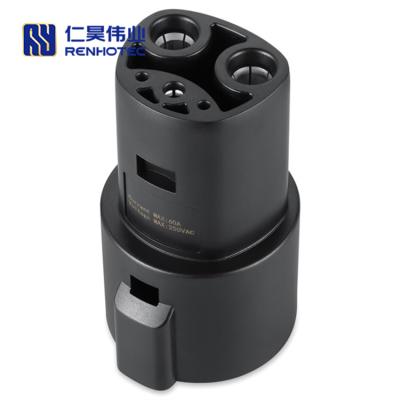 China Tesla EV Charger Adapter Plug AC 60A EV SAE Charger for sale