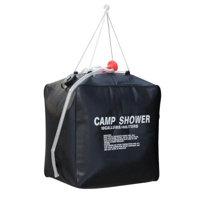 China Portable PVC 10 Ganllons 40L Outdoor Pressure Shower Solar Travel Shower Camping Bag for sale