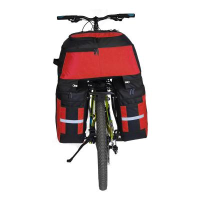 China Travling Bike Bag 3 In 1 Polyester Bike Saddle Bag Bottom Riding Bag for sale