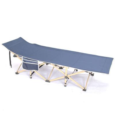 China Portable Outdoor Steel Bed Q195 Folding Steel Bed Lightweight Camping Bed For Sale for sale