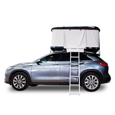 China Straight Bracing Type Outdoor Pop Up Fiberglass Hard Shell Car Roof Top Tent for sale