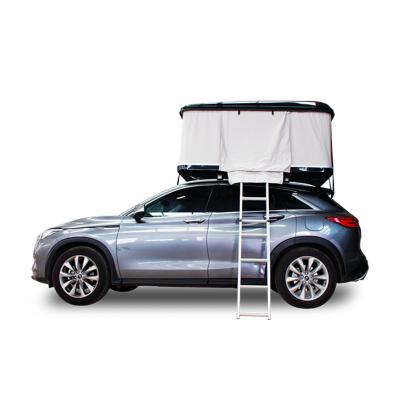 China Straight Bracing Type Fiberglass Hard Shell SUV Off Road Waterproof Roof Top Tent For Camping for sale