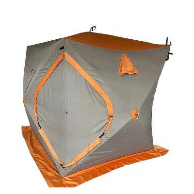 China Extended Type 2m Height Automatic Ice Fishing Tent,Winter Tent Fishing Shelter Tent Outdoor Camping Tent,420D Polyester 2000mm Waterproof for sale