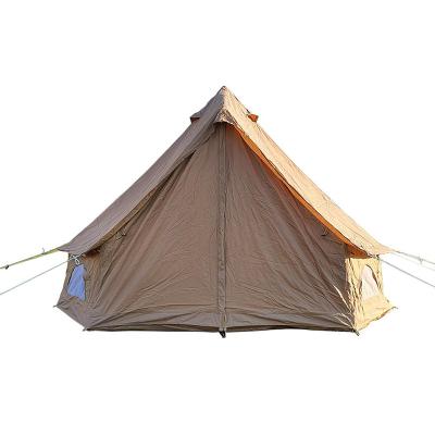 China SBT-300 Camping Glamping Canvas Yurt Tent Luxury Outdoor Camping Bell Tent Waterproof for sale