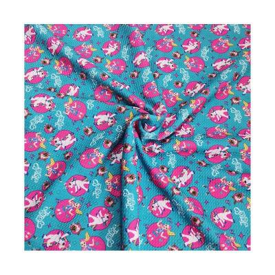 China Durable 100% Custom Polyester Fabric Digital Printed Double Brushed Polyester Fabric for sale