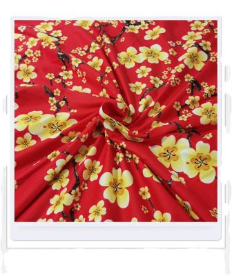 China HOT Anti Pill Sales Custom 95% Digital Printed Polyester 5% Elastane DBP Fabric Double Brushed Polyester Fabric for sale