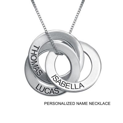 China Personalize New 2023 925 Sterling Silver Dainty Necklace Customized Necklace with Names Personalized Necklace for sale