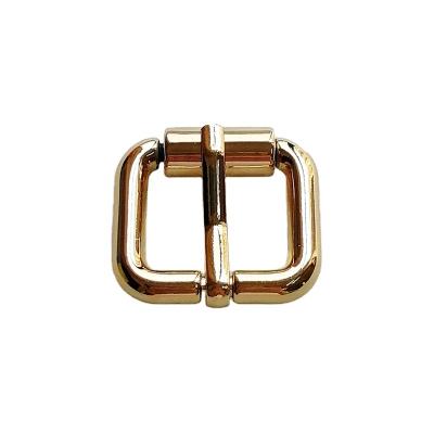 China Factory Factory Rectangle Buckles Belts Hardware Metal Gold Rectangle Women Belt Roller Pin Buckles for sale