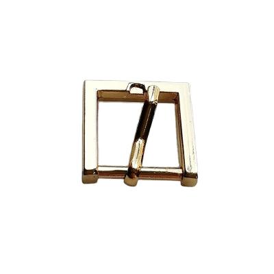 China Factory Factory Rectangle Buckles Belts Hardware Metal Gold Rectangle Women Belt Roller Pin Buckles for sale