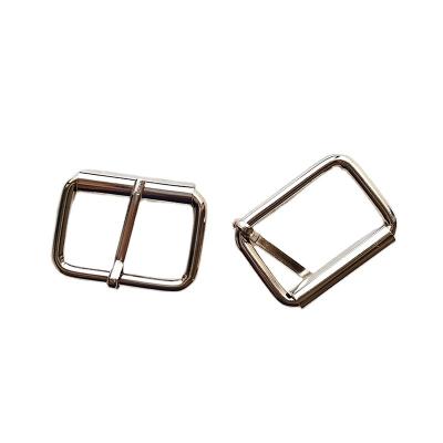 China Hot Sales Nickel Free Slip Buckle Tri Slip Clothes Pin Buckle Roller Buckle Webbing Belts Belt Strap Metal Rectangle for sale