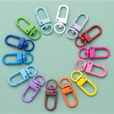 China Eco-Friendly Metal Key Clasp Swivel Chain Snap Hooks Lobster Claw Clasps Swivel Lanyards Trigger Snap Hooks for sale