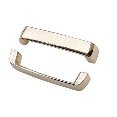 China Eco-friendly Bag Accessories Wholesale Hardware Factory Gold Bag Strap Arch Bridge Connector for sale