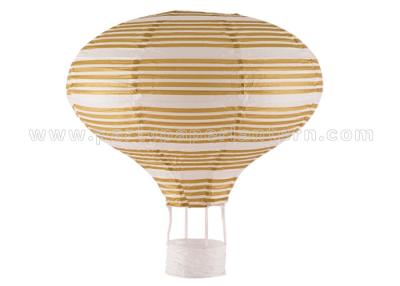 China Golden Printing Unique Shaped Paper Lanterns Luxury for table decorations for sale