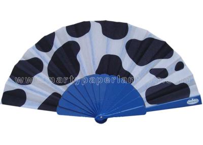 China Unique Design Printed Fabric Hand Fan For Promotion , Gift , Souvenirs Variety Colors for sale