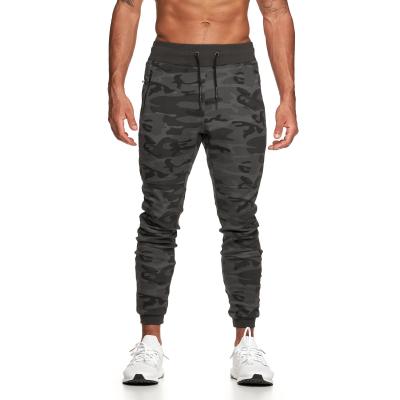 China Camouflage Wicking And Moisture Absorption Sports Fitness Camouflage Mens Fit Long Pants for sale