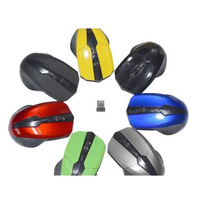 China Factory wholesale cheap 3D optical wireless mouse 1600dpi 2.4G ergonomic for laptop for sale