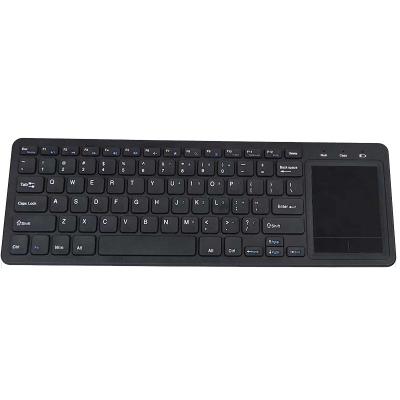 China OEM Wireless Professional Accept Customized Logo 78keys Touch Pad Wireless Keyboard With Battery for sale